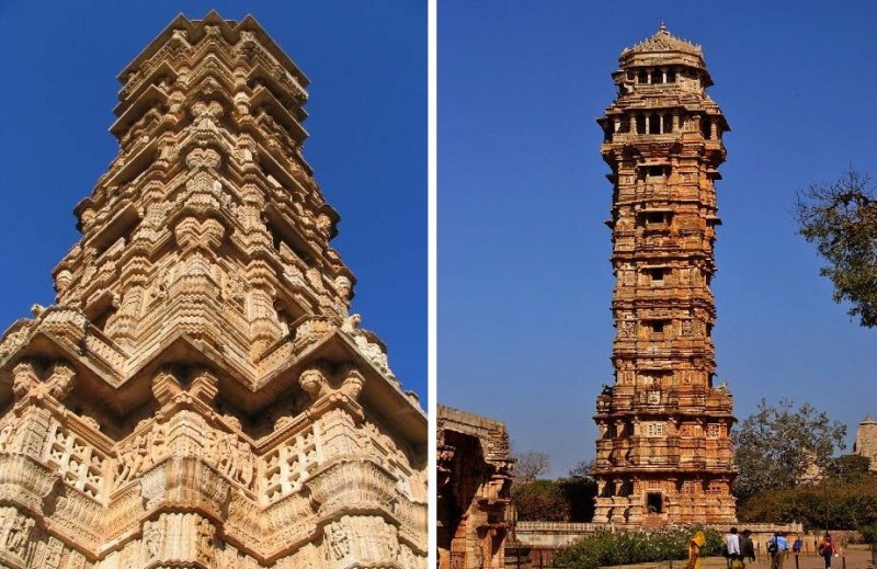 Architecture of Towern Of Victory Rajasthan