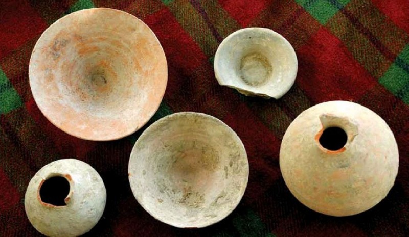 Pottery Items Dicovered at Rakhigarhi
