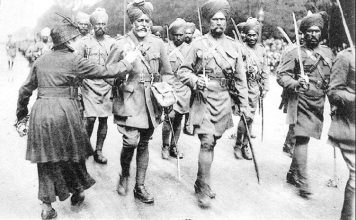 Sikh soldiers in Paris during World War I