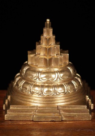 bronze Sri Yantra Pyramid