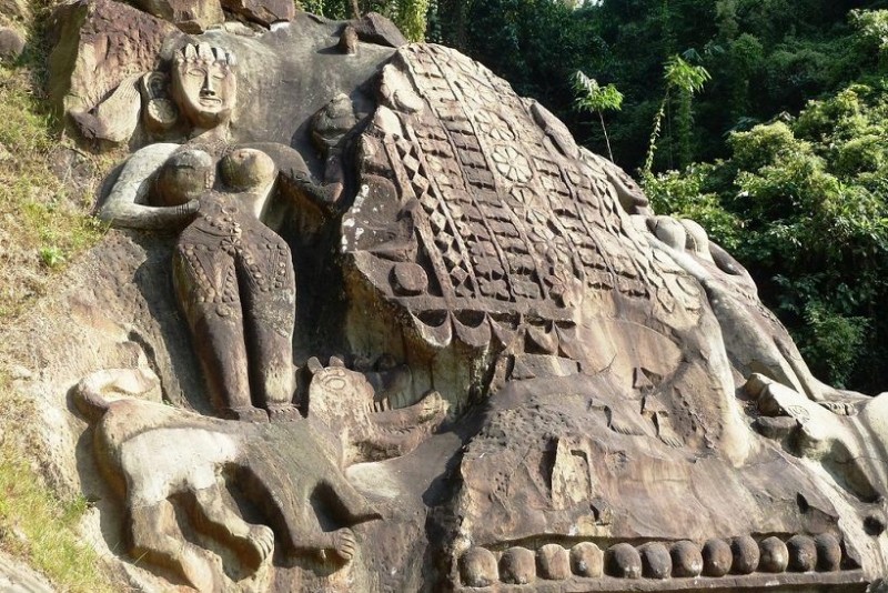 Stone Carvings at unakoti