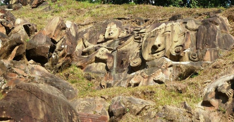 Carvings at Unakoti, Tripura