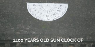 1400 Years Old sun clock of Chola Empire