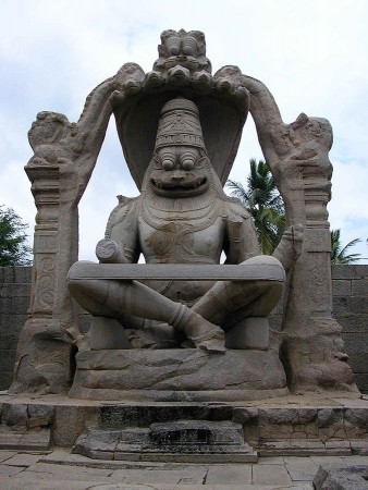 Narasiṁha form at a temple in Vijayanagara, Hampi, India