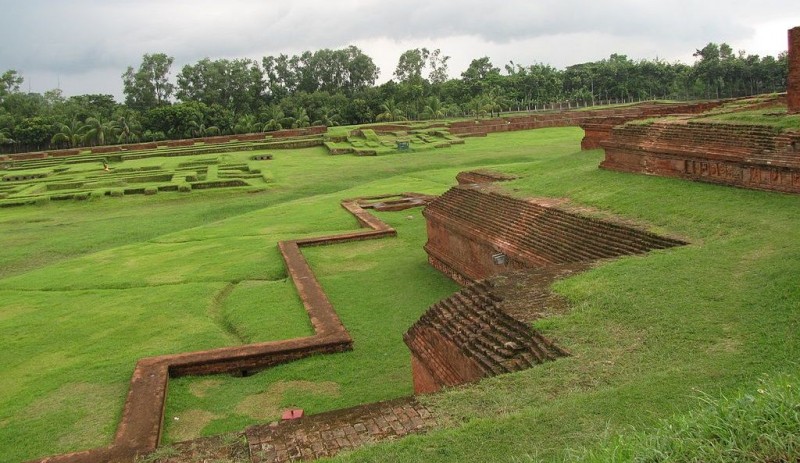 First level plinth at Somapura Mahavihara