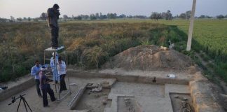 four Human Skeletons found in Rakhigarhi, Harappan site in Haryana