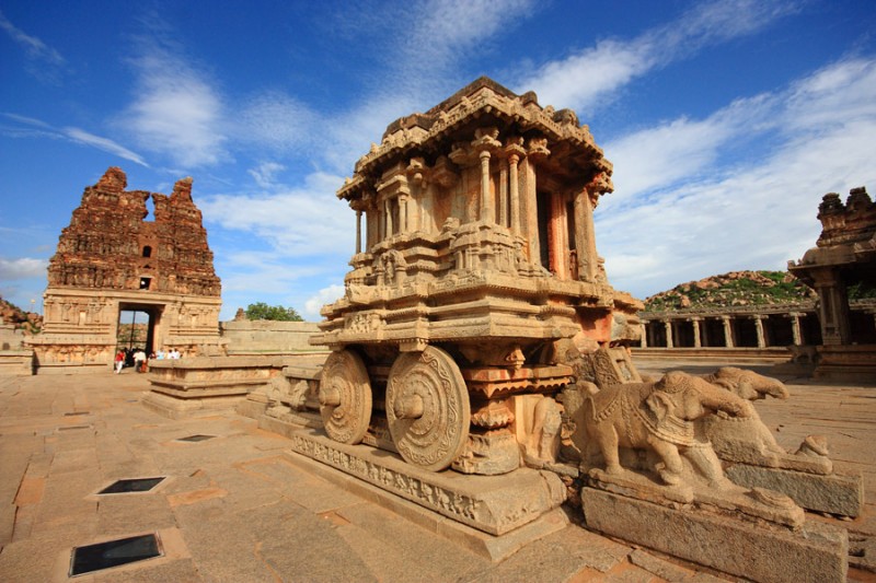 Stone chariot at hampi