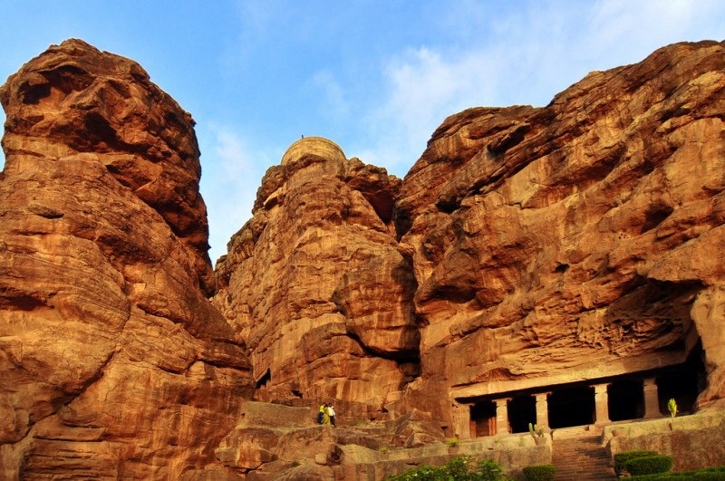 Top 15 Rock cut structures: Badami Caves, India