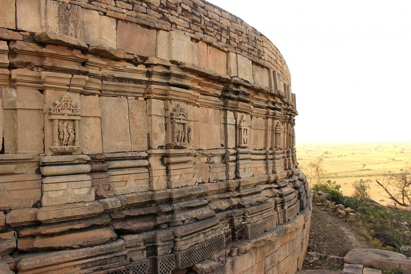 Chausath Yogini temple Outer walls