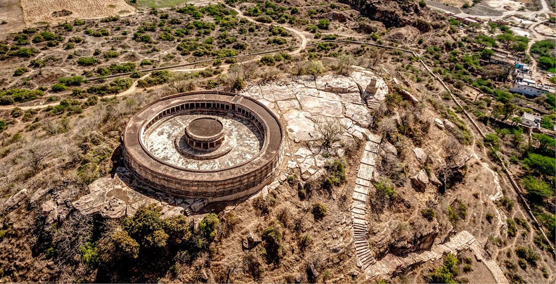 aerial-view-of-Mitawali-Temple