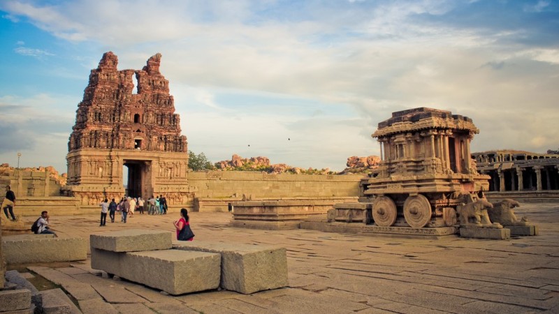 Most beautiful Picture of Hampi, Capital of Vijaynagara Empire.