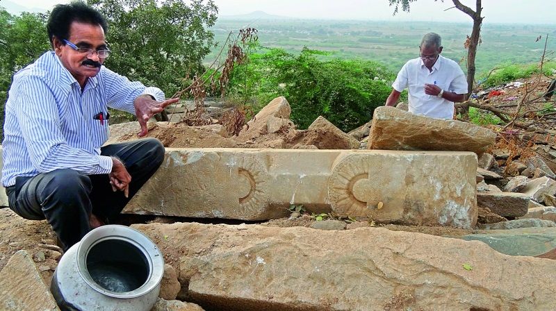 buddhist pillar found under temple