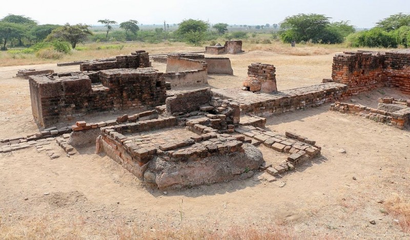 The bathroom-toilet structure of houses in Lothal