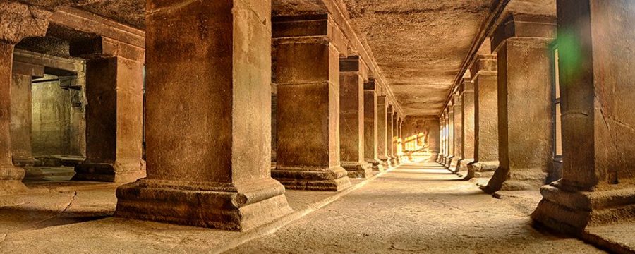 Pataleshwar Caves Internal Temple Corridors