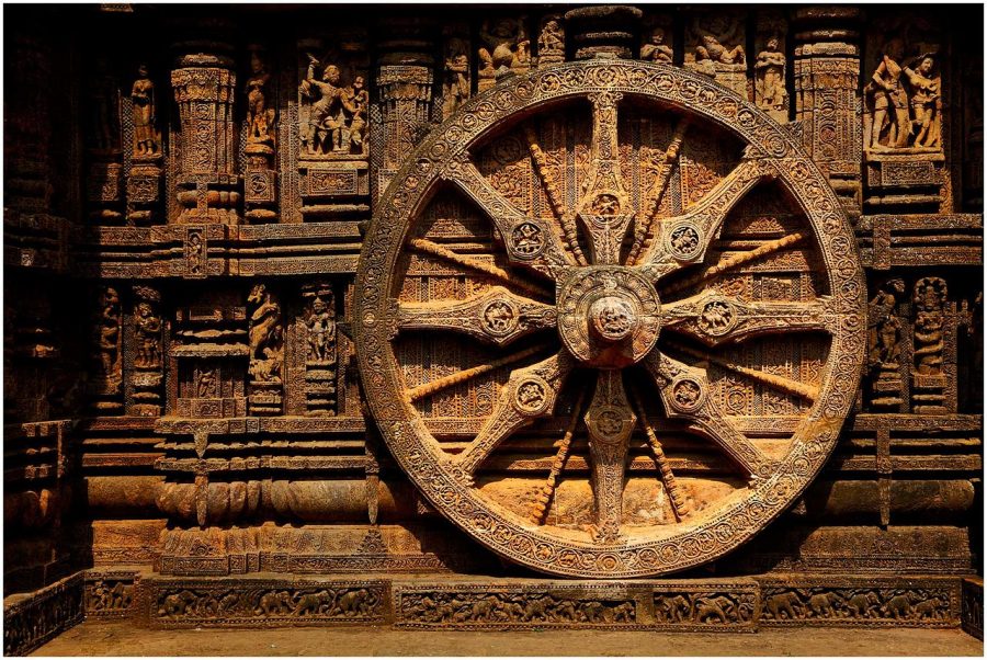 The Wheel of Life at Sun Temple Konark