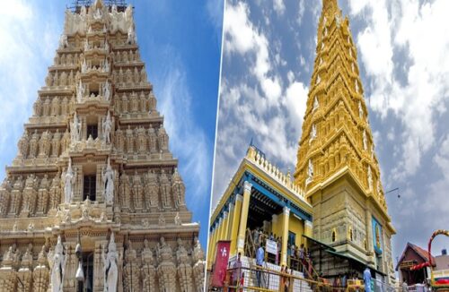 Chamundeshwari Temple Chamundi Hills in Mysore, Karnataka