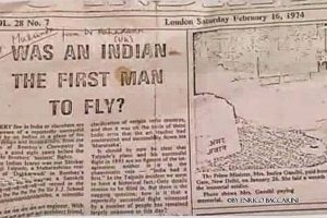 Inda was first man to fly