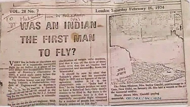 First aircraft was build by an Indian?