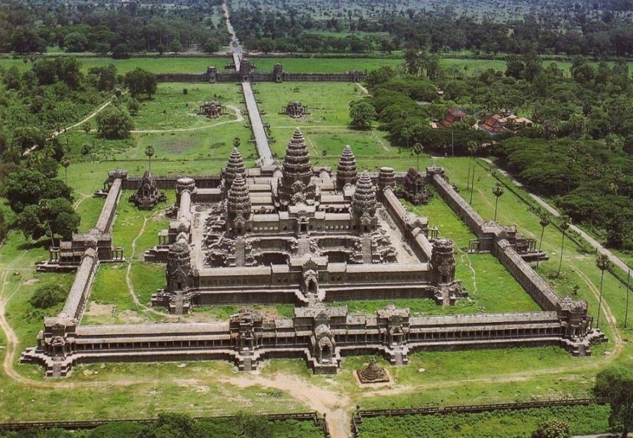 Angkor wat temple in Cambodia