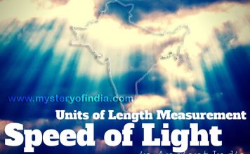 Speed of light in ancient India