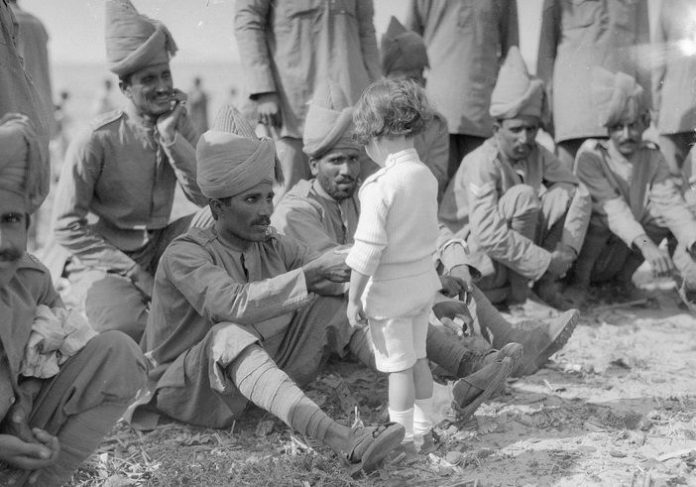 Indian soldier in world war I
