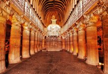 Top 15 Rock cut structures: Ajanta Caves Caves, India