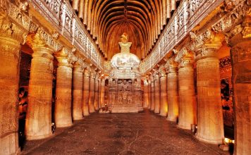 Top 15 Rock cut structures: Ajanta Caves Caves, India